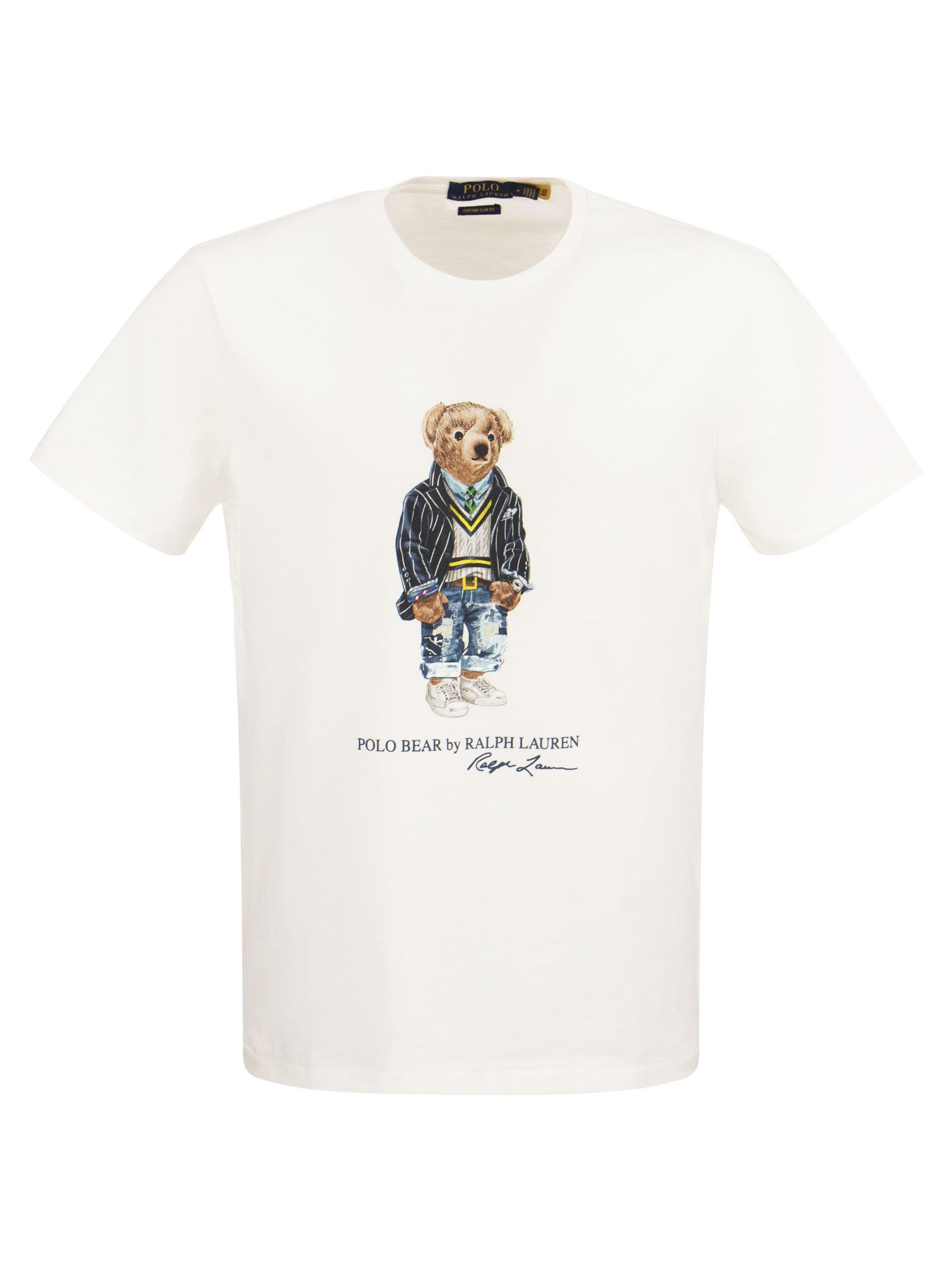 Bear Custom Slim-Fit Polo Shirt - Bellettini.com