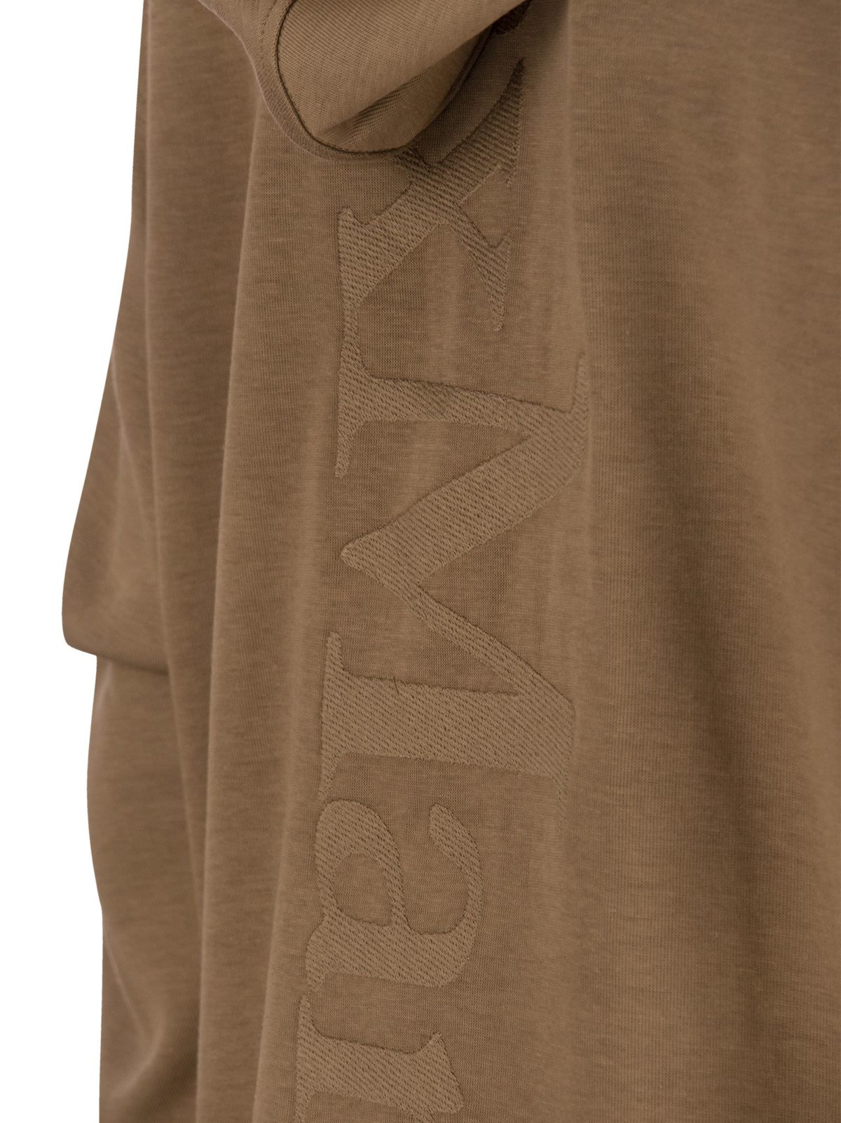 NASTRO - Cotton sweatshirt with zip and hood - Bellettini.com